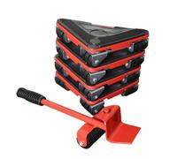 Furniture Mover with 360° Rotation Wheels, 4 Pack for Effortless Relocation of Refrigerators and Cabinets, Supports Up to 500KG