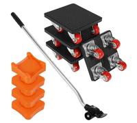 Furniture Mover with Wheels Heavy Duty Furnitures Lifter Sliders Tool 360° Rotation Wheels Furniture Dolly 400kg Load Capacity Heavy Stuff Moving Tool Set for Sofa Bed Cabinet Refrigerator