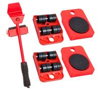 Furniture Movers, 5Pcs Heavy Duty Furniture Lifter Furniture Sliders Furniture Moving Wheels Roller Set 150 KG Capacity for Sofas, Couches and Refrigerators
