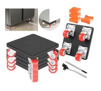 Furniture Moving Dolly Set,Heavy Duty Furniture Lifter and Mover Tool with 360° Rollers 200KG Capacity for Moving Refrigerator, Bed, Cabinet, Sofa