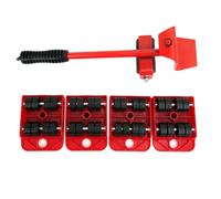 Furniture Moving Roller Set with -Duty Sliders, Jacks & Leverage - Fit for Kitchen Appliances, Beds & Carpeted Floors