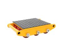 Furniture Moving Roller Wheel, 40 x 22.5 x 11cm Furniture Moving Roller Wheel With 6 Rollers, for Sofas, Couches And Refrigerators Ect (Yellow, 15T)