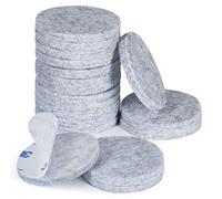 Furniture Pads 50mm,18 PCS 5mm Felt Floor Protector Slider Pads for Desk Sofa Chair Feet(Grey)