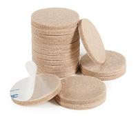 Furniture Pads Floor Protector,18 PCS 50mm Felt Chair Feet Pads 5mm Thick Sliders to Protect Your Wood Floors(Beige)