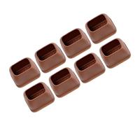 Furniture Pads Strong Not Slip Chair Leg Caps 8pcs, Brown