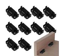 Furniture Panel Connecting Bracket - 10 Pack Quick Release ABS Alignment Clip, Removable Stage Backdrop Scenery Joiner, Non-Structural Decorative Trim Column Connector | Screws Required