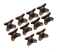 Furniture Reinforcement Solution 10 Pcs Detachable Combination Butterfly Corners (red antique)