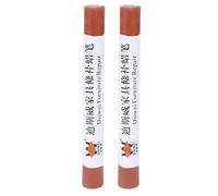 Furniture Repair Chalk Compact Size Wood Composite Wax Chalk for Cabinets Doors Frames, 2Pcs for DIY Furniture Restoration (Red Oak)