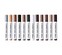 Furniture Repair Markers - Scratch Cover Pens in 12 Colours, Tools for Touching Wood, Precise Colour Matching, Restoration Solution for Floors, Tables, Desks, Bed Posts
