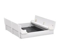 Furniture,Sandbox Fir Wood White 95x90x15 cm