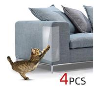 Furniture Scratch Guards Cat Protector Pad for Protecting Vinyl Practical Easy to Install Disassemble Transparent