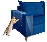 Furniture Scratch Guards - YOUTHINK 8 Packs Premium Flexible Transparent Cat Couch Protector with Self Adhesive & Wrist Pins for Protecting Furniture, Sofa, Chair, Door, floor, Car Seat