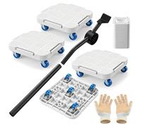 Furniture Sliders, 360° Rotating Heavy Duty Furniture Mover, Appliance Sliders for Sofa, Bed, Cabinet, Washing Machine - 350kg/770lbs Max Load Capacity