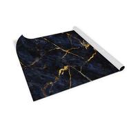 Furniture Sticker Matt Self adhesive for wardrobe Blue marble 100x50