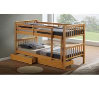 Furniture Stop - Bella Bunk (2 Drawers Bed) -3Ft Single