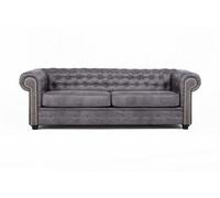 Furniture Stop - Hever Chesterfield 3 Seater Sofa