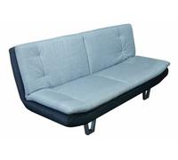Furniture Stop - Hudson 3 Seater Sofabed Fabric Top And Fl Base Sofa Bed