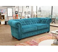 Furniture Stop - Regal 2 Seater Sofa Bed In Chesterfield Design