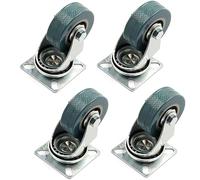 Furniture Swivel Castor,heavy duty castor wheels,furniture wheels for moving,4PCS Heavy Duty 50x17mm Swivel Castor Wheels Trolley Furniture Caster Brake Universal Swivel Casters For Platform Tr