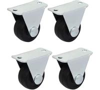 Furniture Swivel Castor,heavy duty castor wheels,furniture wheels for moving,4x Rigid Caster Wheel Single Wheel Replacement Swivel Casters Office Chair Wheels Rigid Caster Platform Trolley Furn