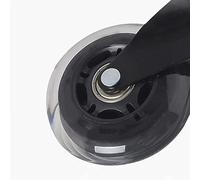 Furniture Swivel Castor,Heavy Duty Castor Wheels,Furniture Wheels for Moving,PU Furniture Universal Wheel Transparent Swivel Caster Wheels for Office Chair BC-L Casters