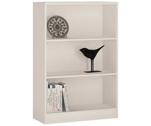 Furniture To Go 4 You Medium Wide Bookcase In Pearl White