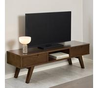 Furniture To Go A-Line Tv Unit With 2 Drawers In Smoked Oak