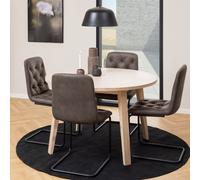 Furniture To Go A-Line Round Dining Table In White Oak