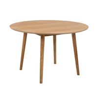 Furniture To Go A-Line Round Dining Table in White Oak in Light Oak Furniture To Go Light Oak