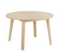 Furniture To Go A-Line Round Dining Table in White Oak - White - No - White