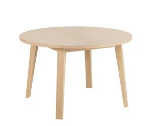 Furniture To Go A-Line Round Dining Table in White Oak - White - No - White
