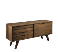 Furniture To Go A-Line Sideboard With 4 Drawers And Sliding Door In Smoked Oak