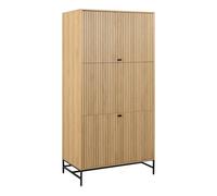Furniture To Go Albany Wardrobe 4 Doors In Black/oak