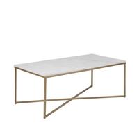 Furniture To Go Alisma Coffee Table With White Marble Top