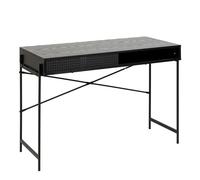 Furniture To Go Angus Office Desk with Sliding Door in Black - 1 - Black - 50