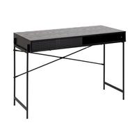 Furniture To Go Angus Office Desk With Sliding Door In Black
