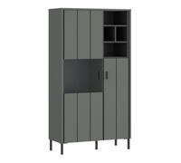 Indoor Furniture Group Furniture To Go Arundel 2 Door Display Cabinet In Green/Grey, Green
