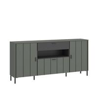 Furniture To Go Arundel Sideboard 2 Door 1 Flap 1 Drawer In Green/grey