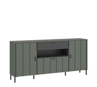 Furniture To Go Arundel Sideboard 2 Door 1 Flap 1 Drawer in Green/Grey - Green - 173.2 - 1