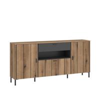 Furniture To Go Arundel Sideboard 2 Door 1 Flap 1 Drawer In Oak/grey