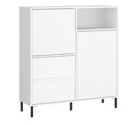 Furniture To Go Avenale Sideboard 2 Door 2 Drawer In Alpine White High Gloss