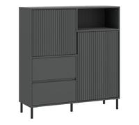Furniture To Go Avenale Sideboard 2 Door 2 Drawer In Anthracite