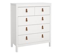 Indoor Furniture Group Furniture To Go Barcelona Chest 3+2 Drawers In White, White