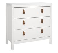 Indoor Furniture Group Furniture To Go Barcelona Chest 3 Drawers In White, White