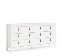 Barcelona Double Dresser - White