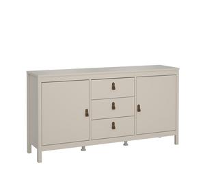 Furniture To Go Barcelona Sideboard 2 Doors + 3 Drawers in Cashmere - Beige - 151.4 - 1