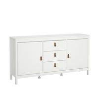 Furniture To Go Barcelona Sideboard 2 doors + 3 drawers in White - White - 151.2 - 1