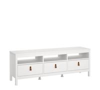 Furniture To Go Barcelona Tv-Unit 3 Drawers In White