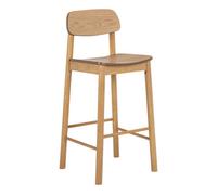 Barlow Bar Stool in Matt Oak Set of 2