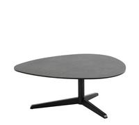Furniture To Go Barnsley Black Ceramic Coffee Table 84x77x34 cm - 1 - Black - Black